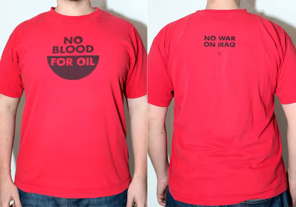 Iraq War Shirt Photo Credit: Jennifer Martin